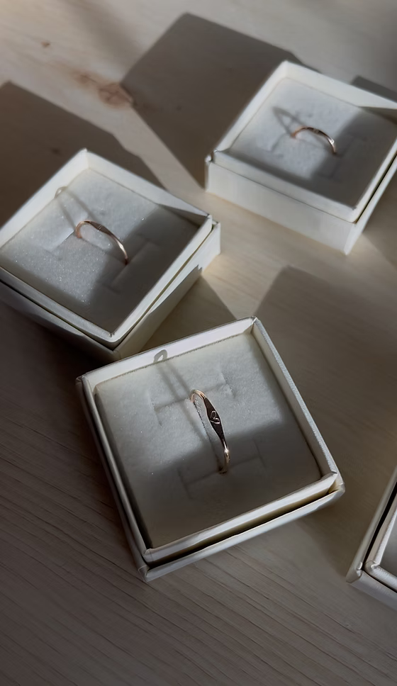 Initiale - Ring - Gold Filled 14K