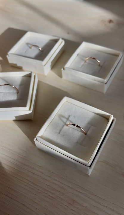 Initiale - Ring - Gold Filled 14K