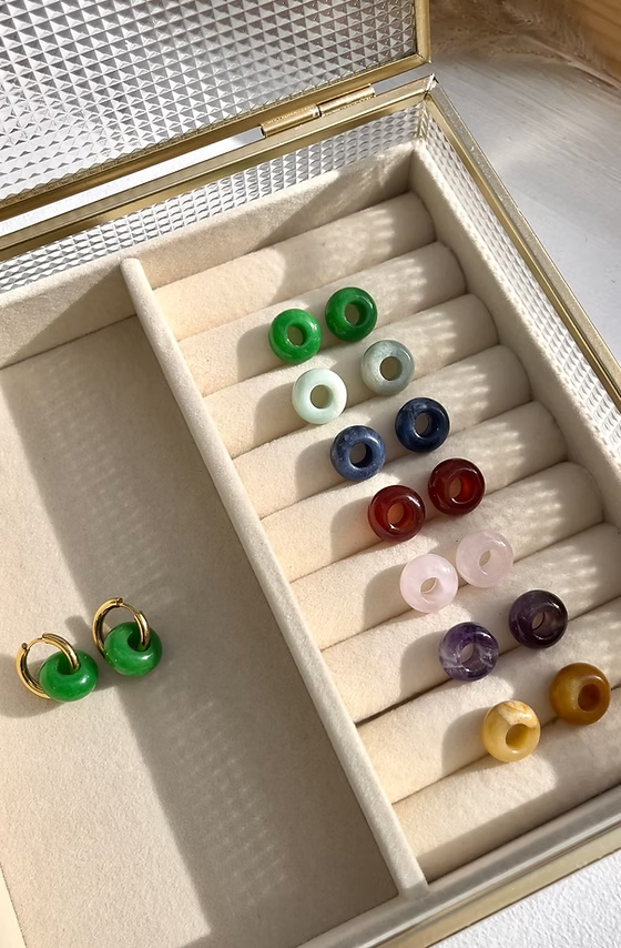 Coffret Lily Duo : une paire + 2 pierres interchangeables