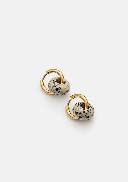 Lily hoops - Jaspe Dalmatien