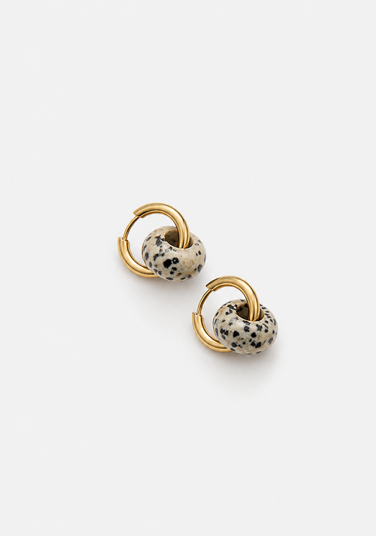 Lily hoops - Jaspe Dalmatien