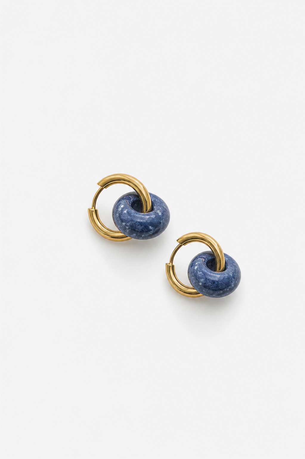 Lily hoops - Sodalite