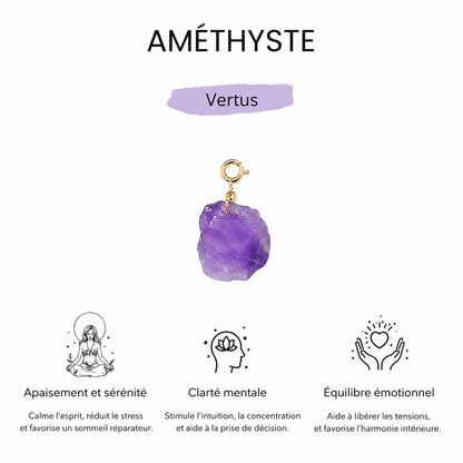 Améthyste - Pierre brute Clipz